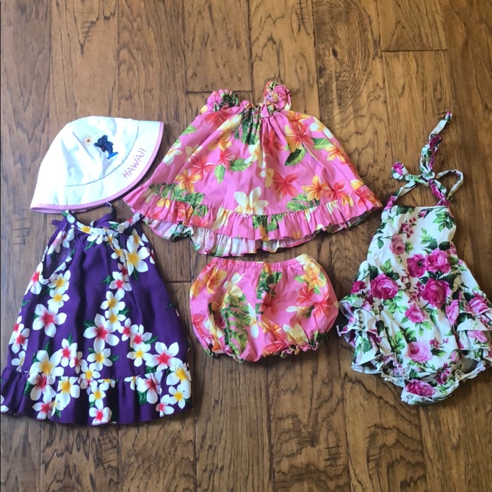 Baby Girls Hawaiian Outfits